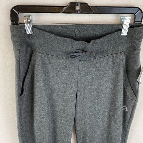REEBOK Cropped Dark Gray Jogger NWT - Picture 3 of 8